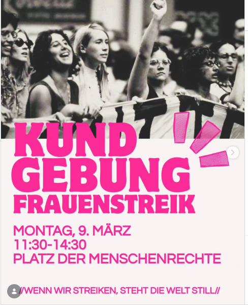 Stillgelegt für Care-Arbeit: Aktionen rund um den 8. März